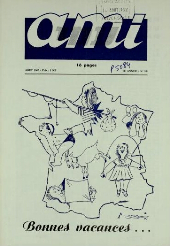 Ami : Mensuel pour la Jeunesse. Vol.14 N°180 (01 août 1962)